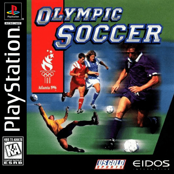 Olympic Soccer box art for Playstation